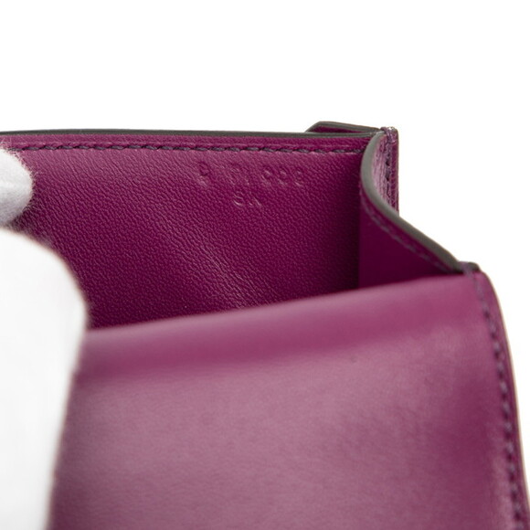 Hermes Hermès Velu Crossbody Chain Shoulder Bag in Anemone Purple Chevre for ... - Picture 6 of 7